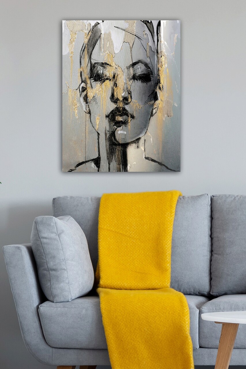 Tablou decorativ, 1286909035-5070, Cadru: 100% LEMN (grosime: 3 cm), Multicolor - imagine 6